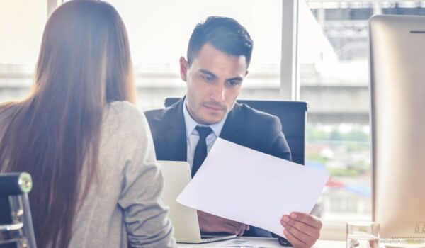 CFO analyzing financial reports