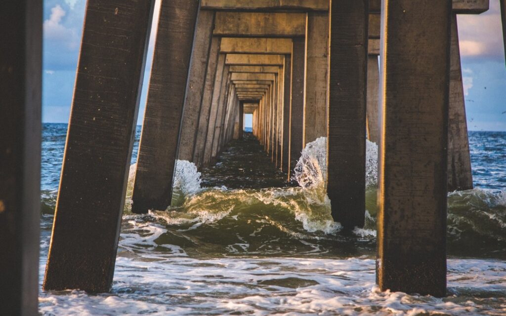 Pillars of a Boardwalk